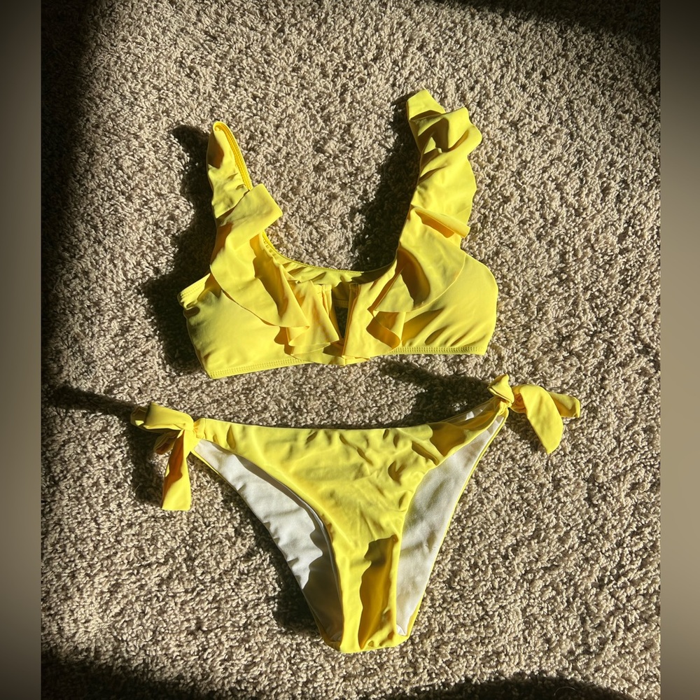 shein ruffle swimsuit